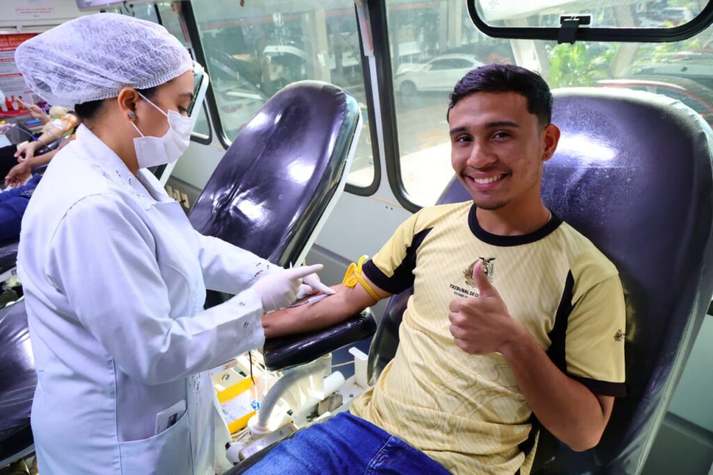 Parceria entre TCE-AM e Hemoam fortalece estoques de sangue no estado