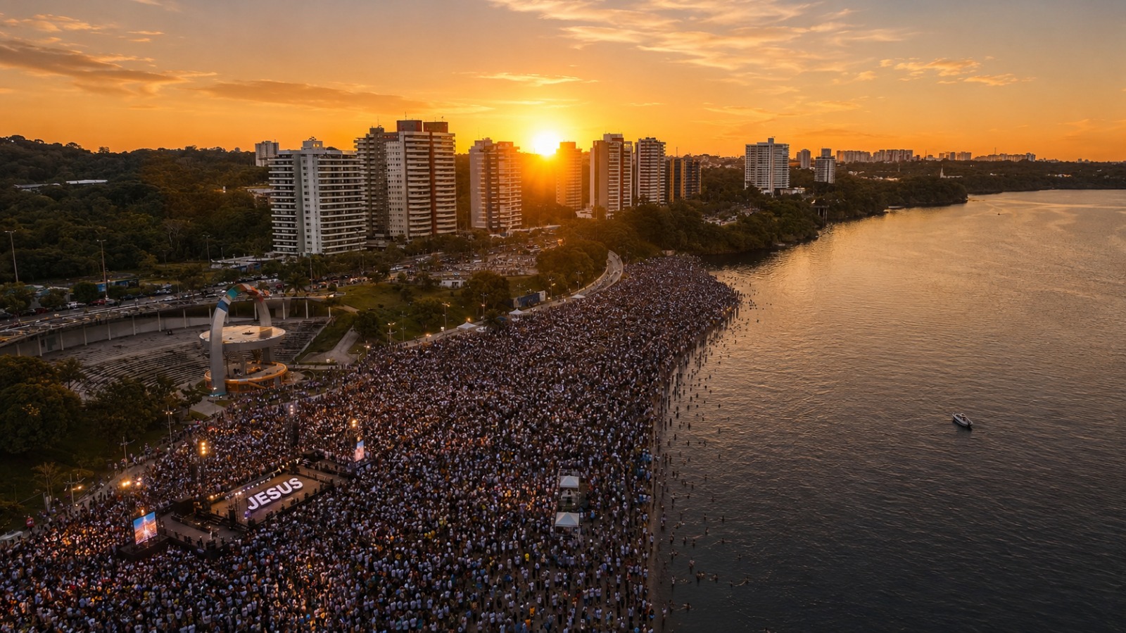 Evento gospel Amanhecer será realizado ao amanhecer na Ponta Negra