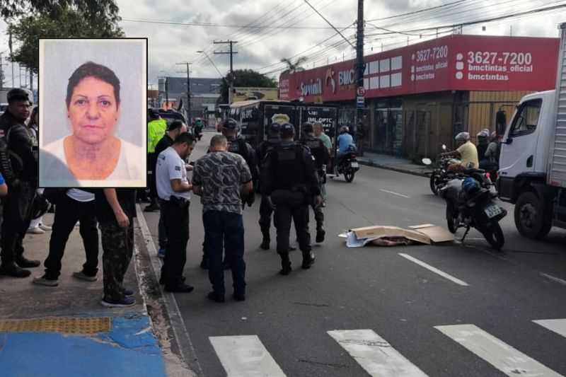 Tragédia no trânsito: mulher de 68 anos morre atropelada por moto