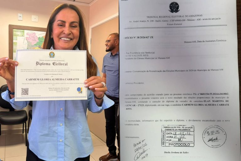 Cassação de vereador altera composição da Câmara Municipal de Manaus
