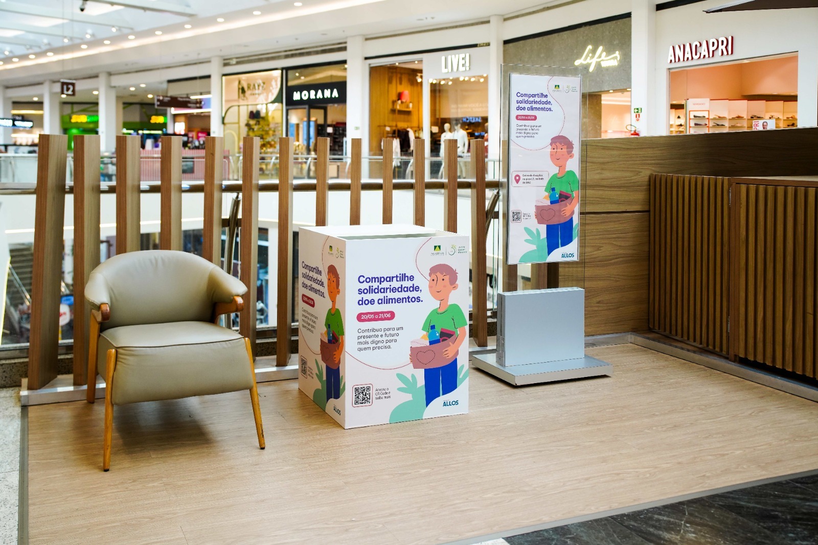 Amazonas Shopping reforça papel social com campanha de arrecadação