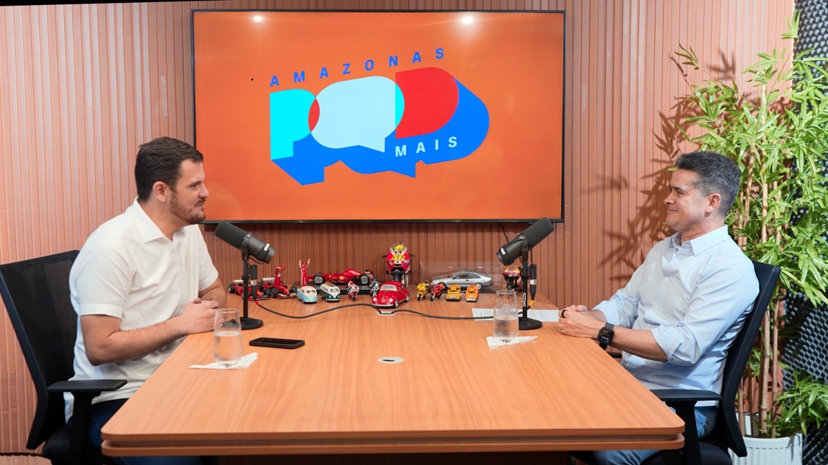 David Almeida recebe Renato Junior no Amazonas PodMais para falar sobre gestão e futuro de Manaus