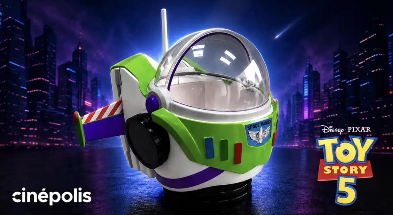 Cinépolis do Manaus Plaza Shopping exibe Toy Story 5 e oferece balde exclusivo da Pixar