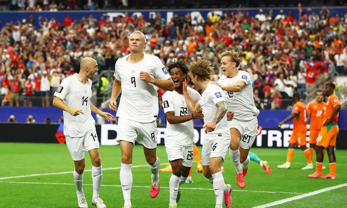 Haaland volta a decidir e coloca a Noruega entre as melhores seleções da Copa
