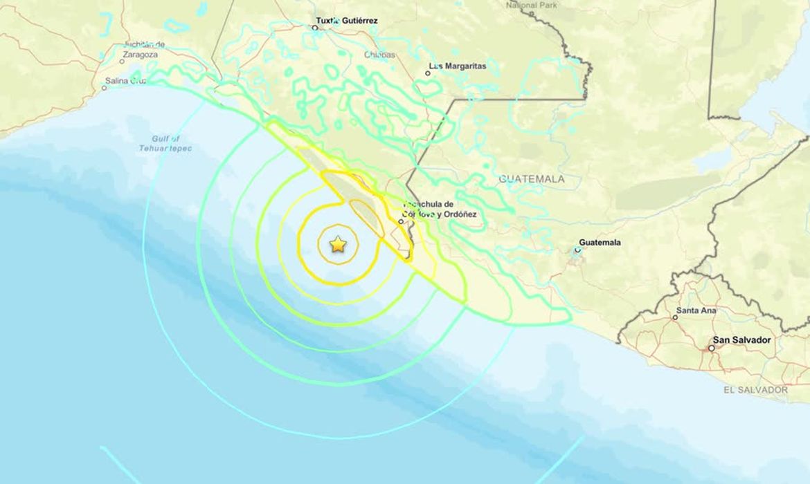 Terremoto de grande intensidade é sentido em países da América Central