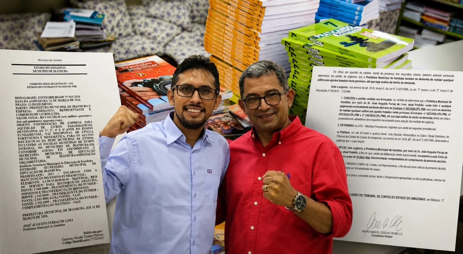 TCE-AM investiga contrato de livros após questionamentos sobre custos