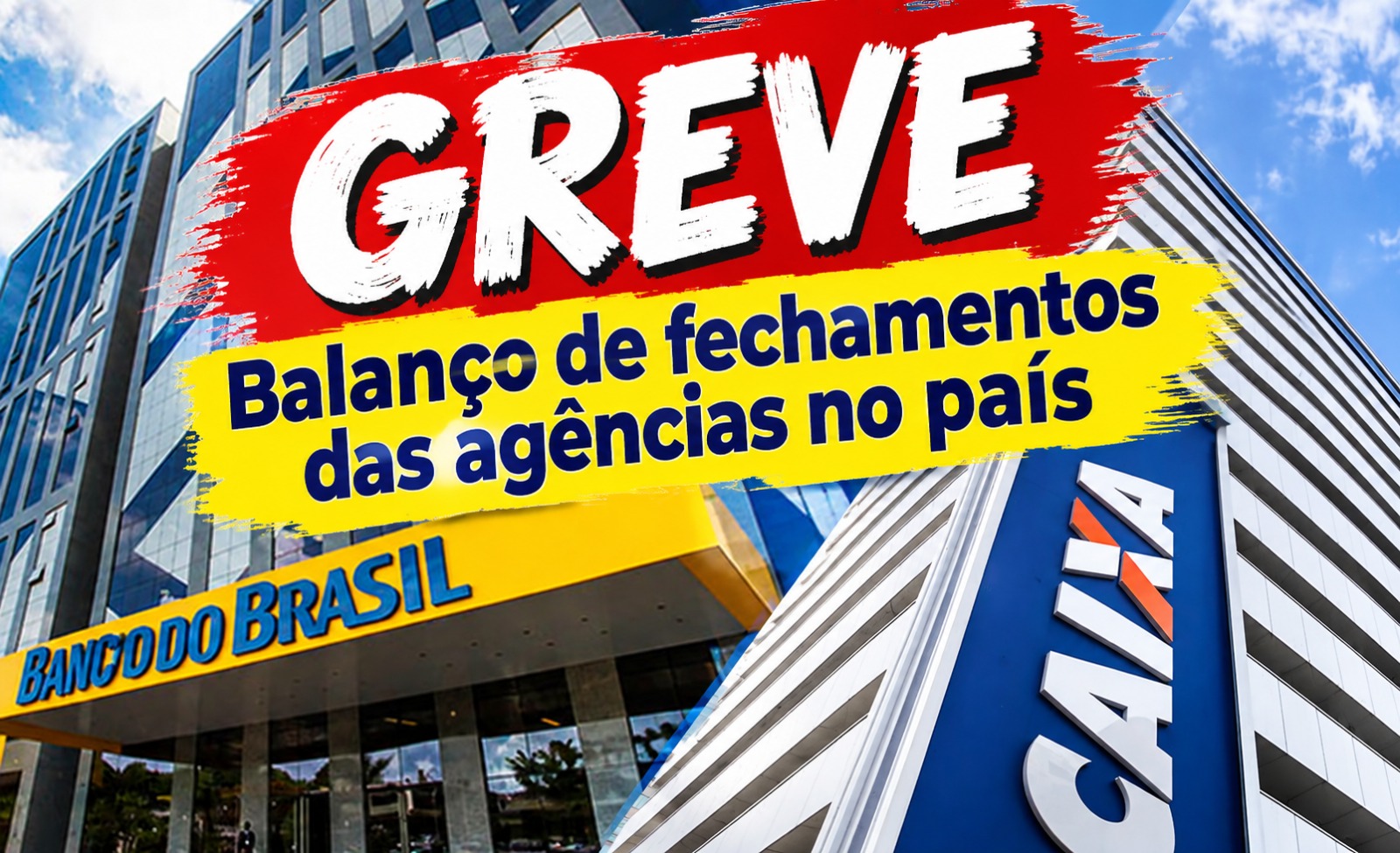 Greve fecha agências da Caixa, BB e Basa no Amazonas